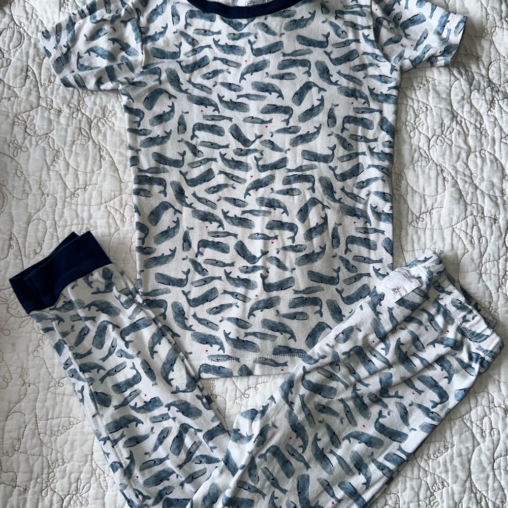 Burts bees Kids Whale Print Pajamas
